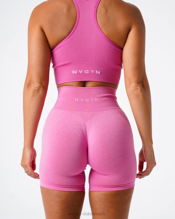 Fitness Frauen NVGTN 6J66392 Kaugummi rosa Pro nahtlose Shorts