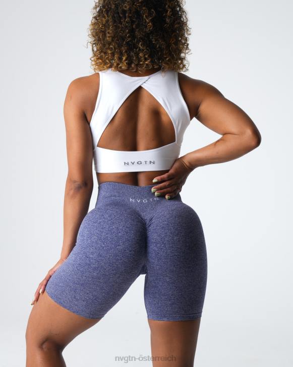 Fitness Frauen NVGTN 6J66400 Indigo Nahtlose Scrunch-Shorts