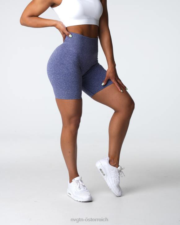 Fitness Frauen NVGTN 6J66400 Indigo Nahtlose Scrunch-Shorts