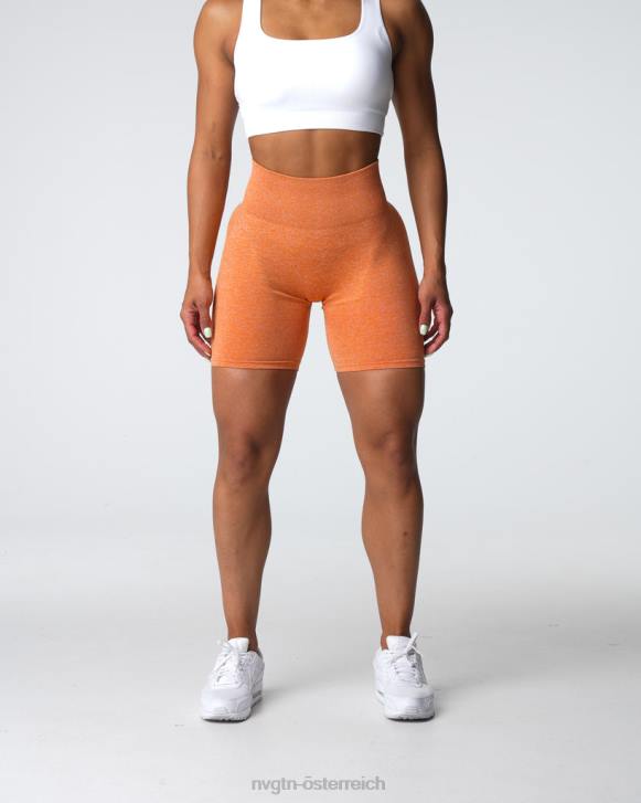 Fitness Frauen NVGTN 6J66401 gebranntes Orange Nahtlose Scrunch-Shorts
