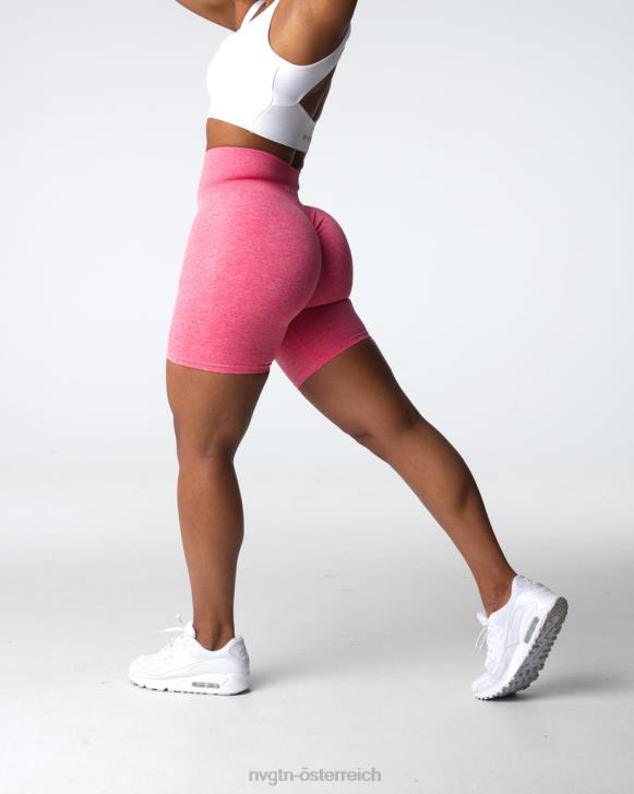 Fitness Frauen NVGTN 6J66405 Koralle Nahtlose Scrunch-Shorts