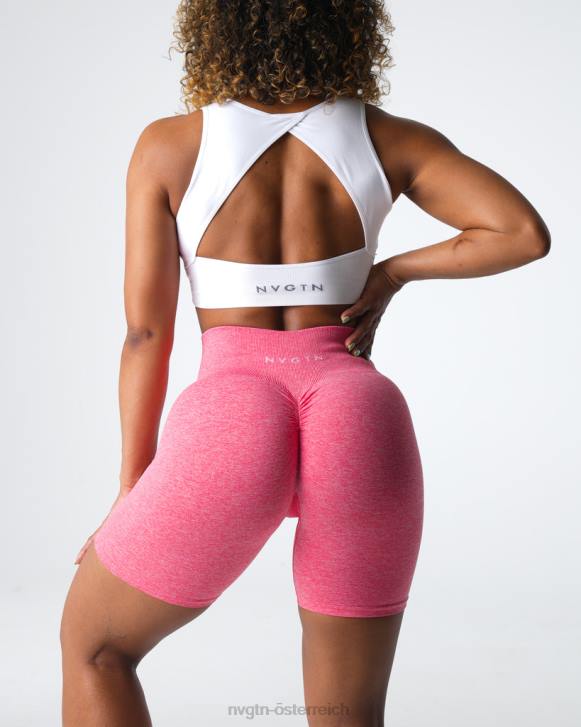 Fitness Frauen NVGTN 6J66405 Koralle Nahtlose Scrunch-Shorts