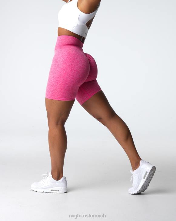 Fitness Frauen NVGTN 6J66409 heißes Rosa Nahtlose Scrunch-Shorts