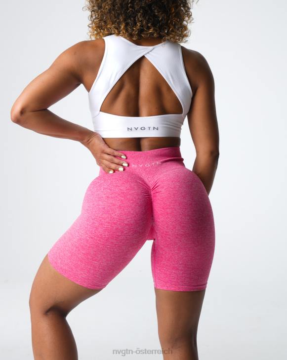 Fitness Frauen NVGTN 6J66409 heißes Rosa Nahtlose Scrunch-Shorts