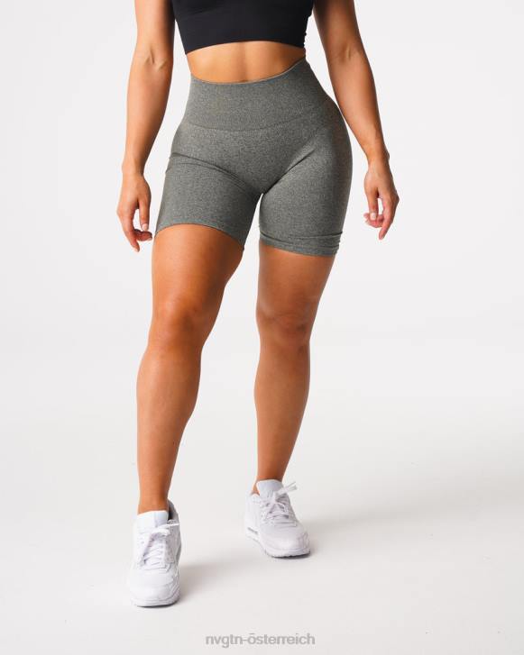 Fitness Frauen NVGTN 6J66425 Khakigrün Nahtlose Scrunch-Shorts