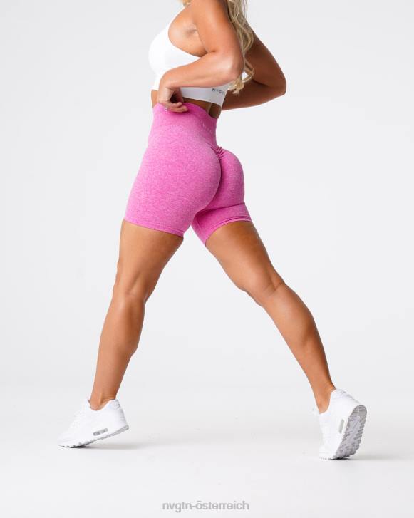Fitness Frauen NVGTN 6J66426 Kaugummi rosa Nahtlose Scrunch-Shorts