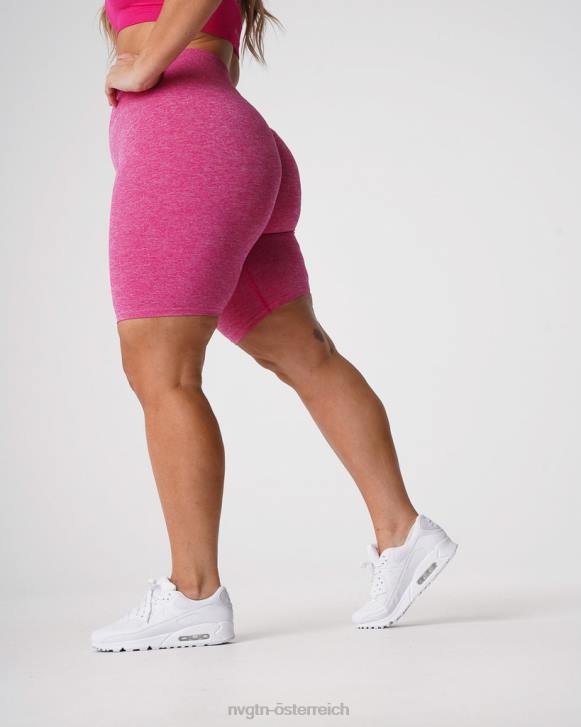 Fitness Frauen NVGTN 6J66427 Fuchsie Nahtlose Scrunch-Shorts