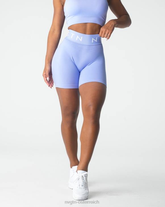 Fitness Frauen NVGTN 6J66433 Immergrün Nahtlose sportliche Shorts