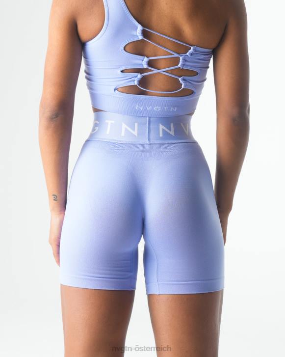 Fitness Frauen NVGTN 6J66433 Immergrün Nahtlose sportliche Shorts