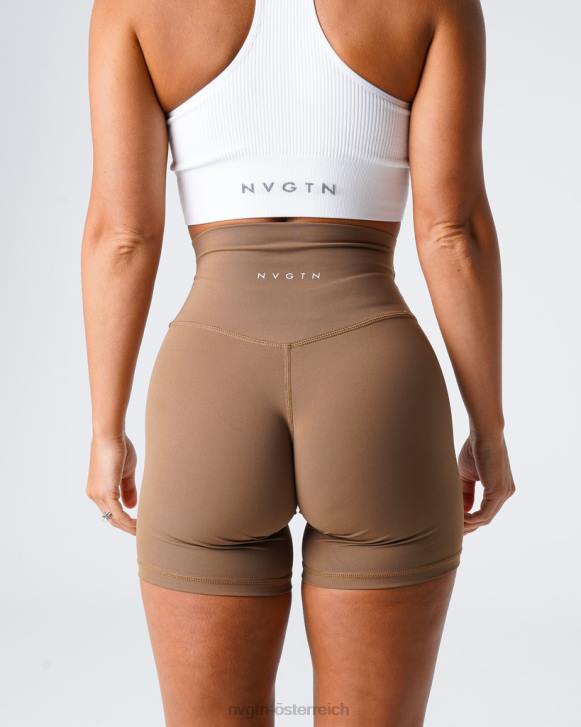 Fitness Frauen NVGTN 6J66456 Mokka Signature 2.0-Shorts