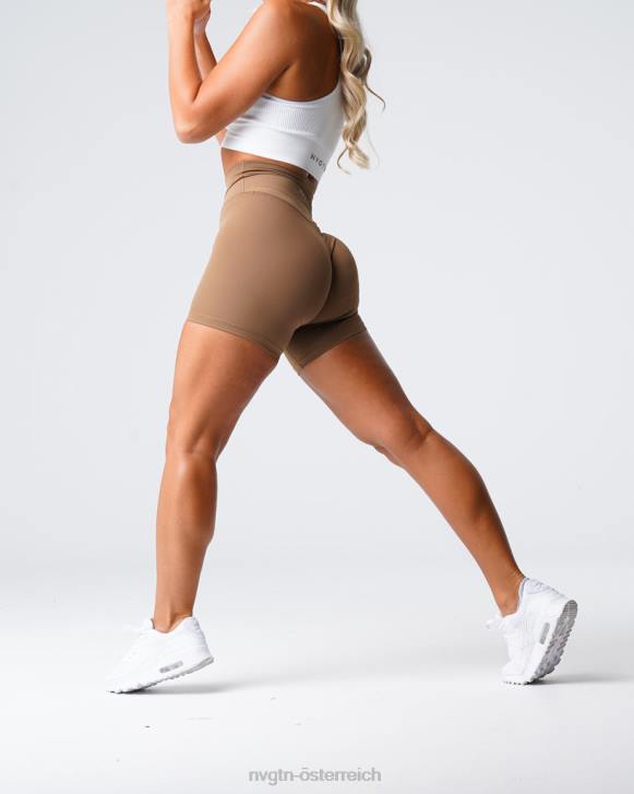 Fitness Frauen NVGTN 6J66456 Mokka Signature 2.0-Shorts