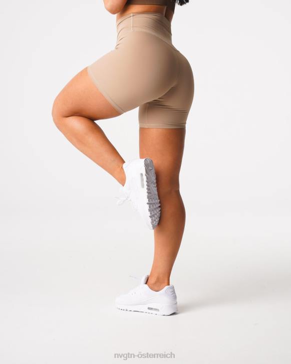 Fitness Frauen NVGTN 6J66457 Latté Signature 2.0-Shorts