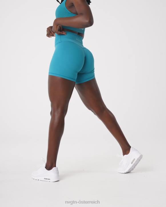 Fitness Frauen NVGTN 6J66464 blaugrün Signature 2.0-Shorts