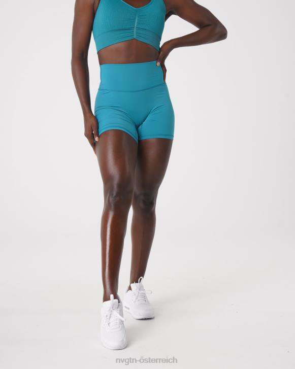Fitness Frauen NVGTN 6J66464 blaugrün Signature 2.0-Shorts