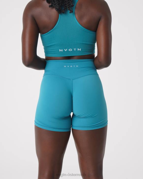 Fitness Frauen NVGTN 6J66464 blaugrün Signature 2.0-Shorts