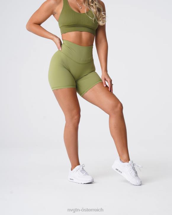 Fitness Frauen NVGTN 6J66465 Olive Signature 2.0-Shorts