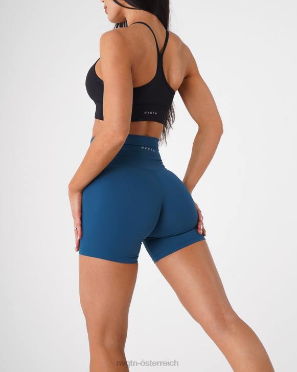 Fitness Frauen NVGTN 6J66466 Pazifikblau Signature 2.0-Shorts