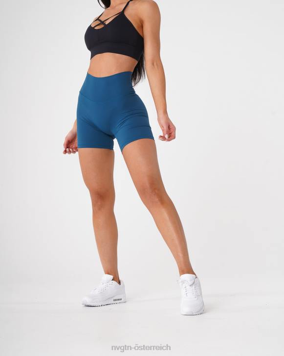 Fitness Frauen NVGTN 6J66466 Pazifikblau Signature 2.0-Shorts