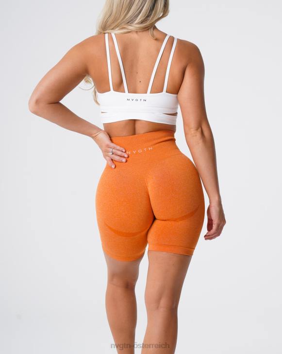 Fitness Frauen NVGTN 6J66485 gebranntes Orange Bikershorts