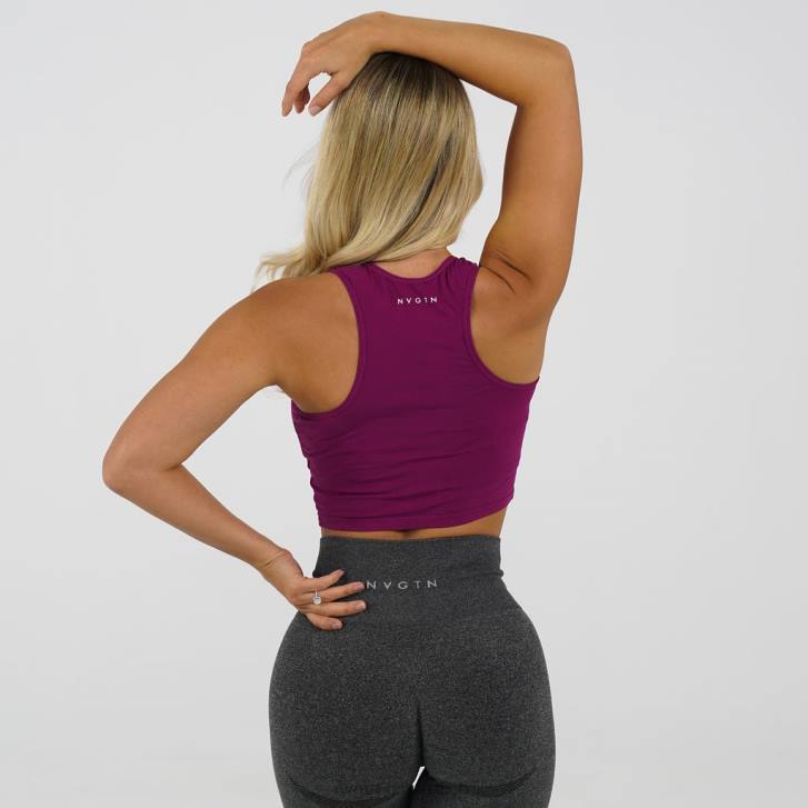 Fitness Frauen NVGTN 6J66287 rot-violett og Panzer