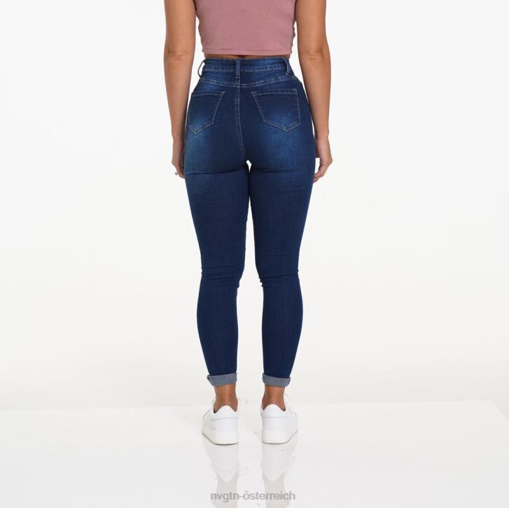 Lebensstil Frauen NVGTN 6J66743 dunkle Wäsche Navishape-Jeans