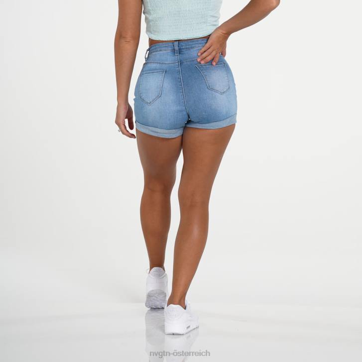 Lebensstil Frauen NVGTN 6J66747 Leichte Wäsche Navishape-Jeansshorts