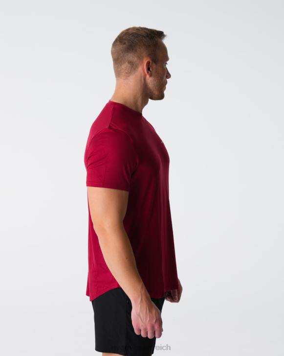 Spitzen Männer NVGTN 6J66764 purpurrot T-Shirt mit technischer Passform