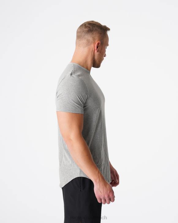 Spitzen Männer NVGTN 6J66769 grau T-Shirt mit Puls-Passform