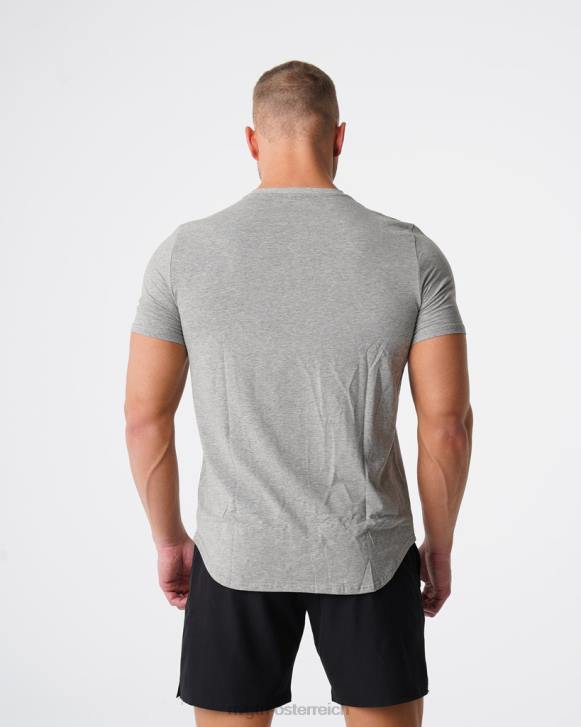 Spitzen Männer NVGTN 6J66769 grau T-Shirt mit Puls-Passform